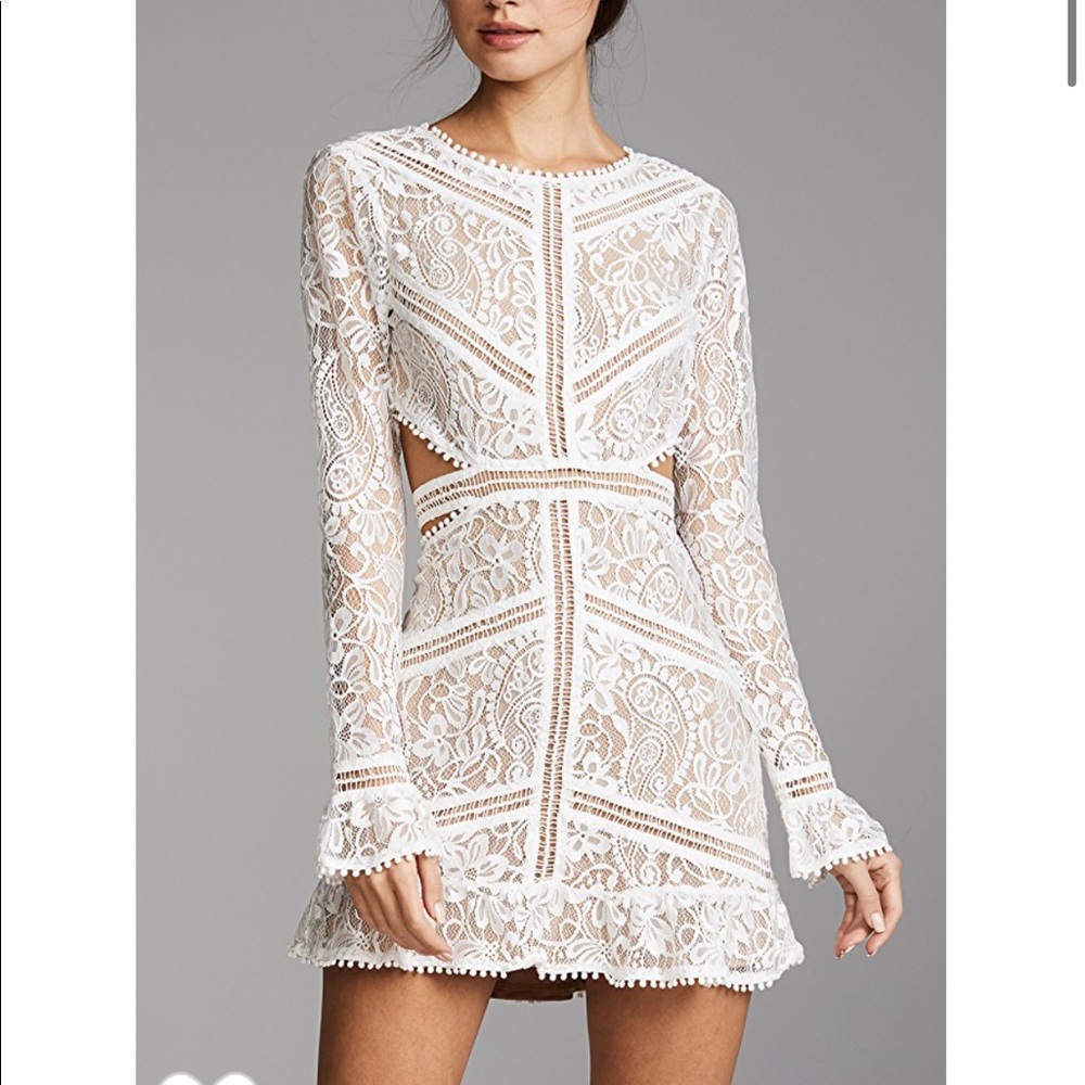 For Love & Lemons Emerie Cutout Dress